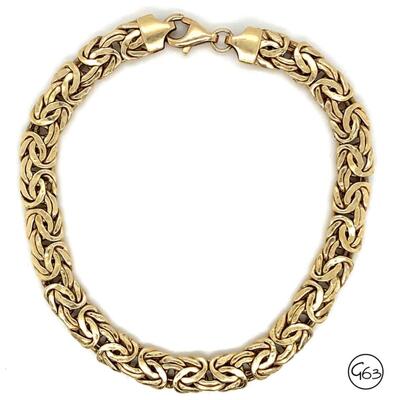Sterling Gold Tone Link Bracelet