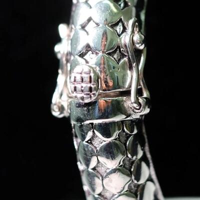 Sterling Silver Modernist Bracelet, 60 Grams