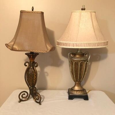 2 Lamps with Unique Shades (MB-JF)