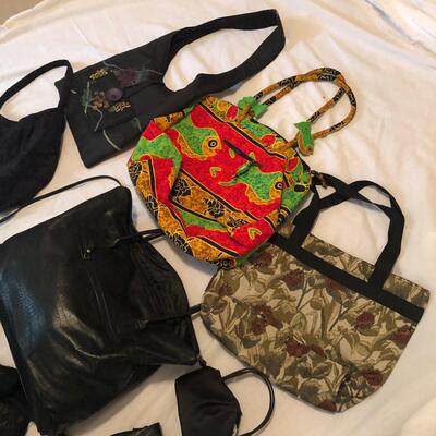 11 Purses & Hand Bags in Black Leather & More (MB-JF)