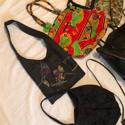 11 Purses & Hand Bags in Black Leather & More (MB-JF)