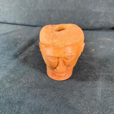 Lot 47. Hand Carved "Sailor" Man and Pipe