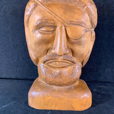 Lot 47. Hand Carved "Sailor" Man and Pipe