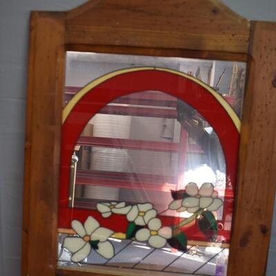 Large Floral Mirror