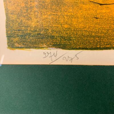 Lot 52. Hoi Lebadang Landscape Signed Lithograph