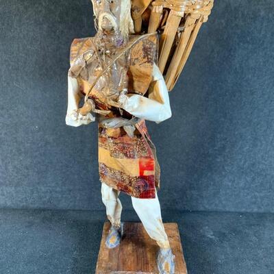 Lot 54. Handmade PapIer Mache Man