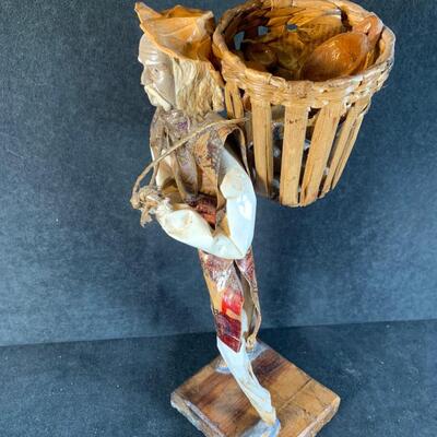 Lot 54. Handmade PapIer Mache Man