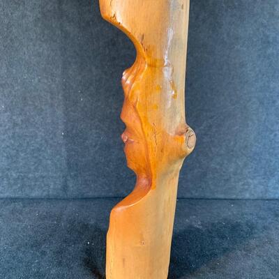 Lot 58. Wood carving and Floral Arrangement