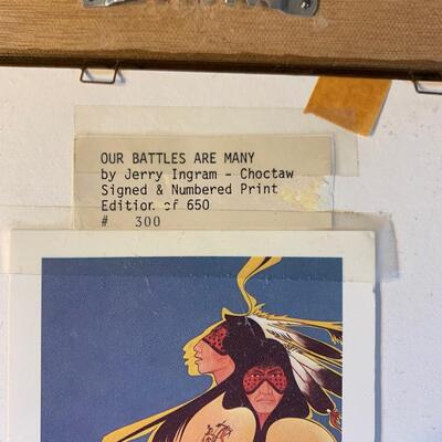 Lot 61. "Our Battles Are Many" by Jerry Ingram