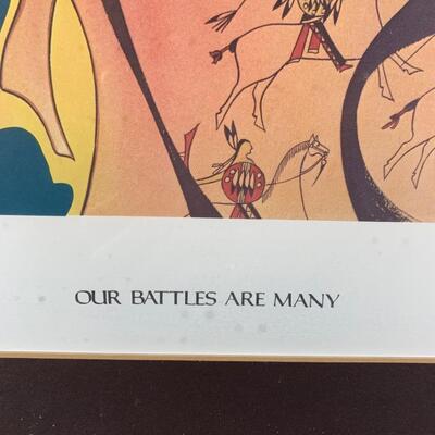 Lot 61. "Our Battles Are Many" by Jerry Ingram