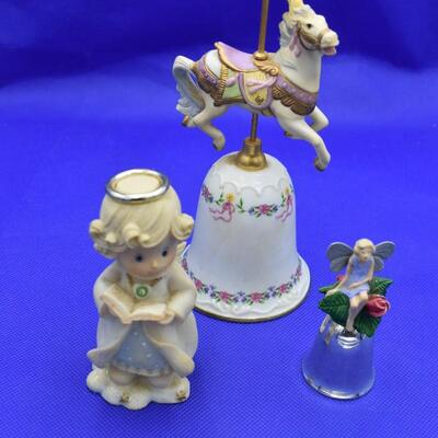 Fairy bell, Carasell horse bell, girl figurine