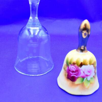 floral bell, clear bell