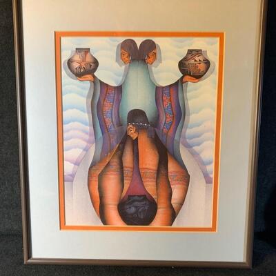 Lot 67. 2 Southwest Style Framed Prints