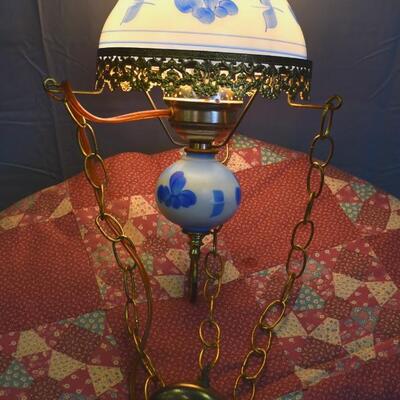 Blue Hanging Lamp