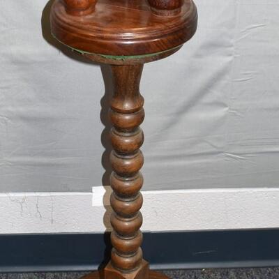 3 tier wood candle stand