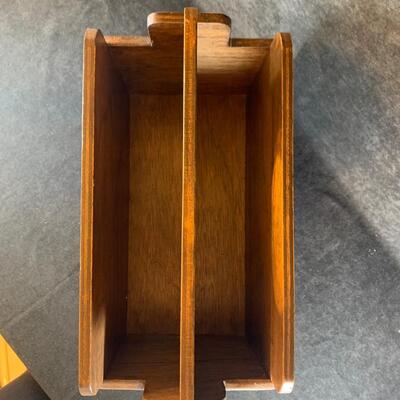 Lot 72. Wooden Magazine Holder