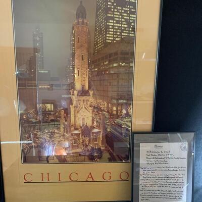 Lot 80. Chicago Write Up and Poster