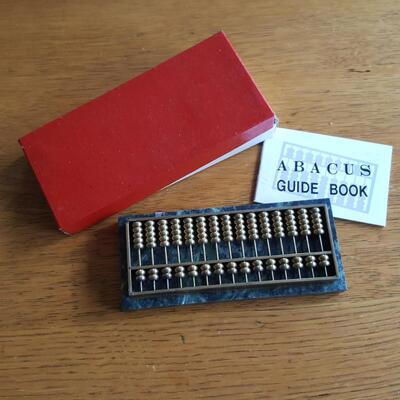 Brass & Marble Abacus