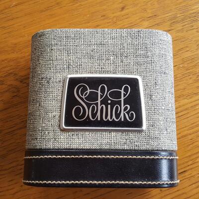 Vintage Schick Electric Shaver Set with Cleaner