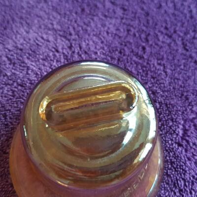 Glass Liberty Bell Dime Bank