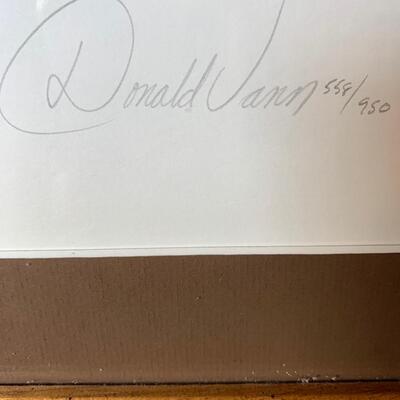 Lot 92. Donald Vann "Gift of Peace" Lithograph