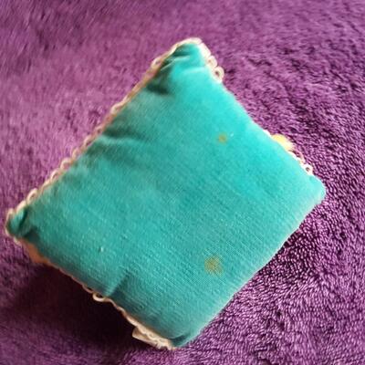 Vintage Dog on Pillow Pincushion