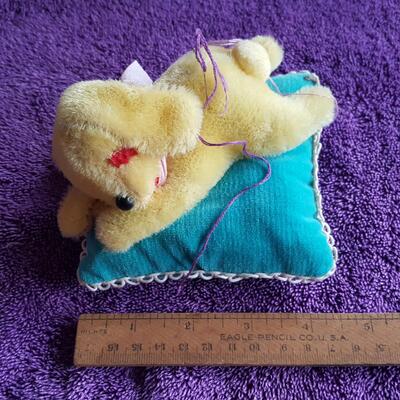 Vintage Dog on Pillow Pincushion