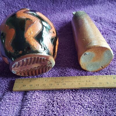 Laurel & Hardy Hand Worked Pottery