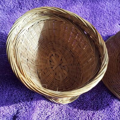 Wicker Bunny Basket