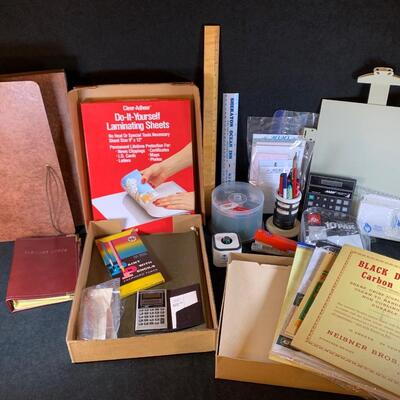 Lot 115. Assorted Office Supplies