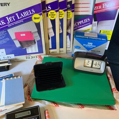 Lot 116. Assorted Office Supplies