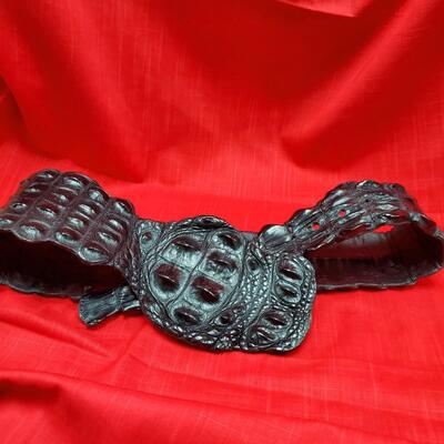 Full Crocodile Belt - Black
