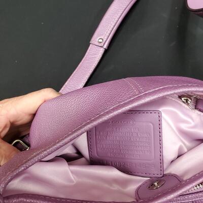 Lavender Coach Purse