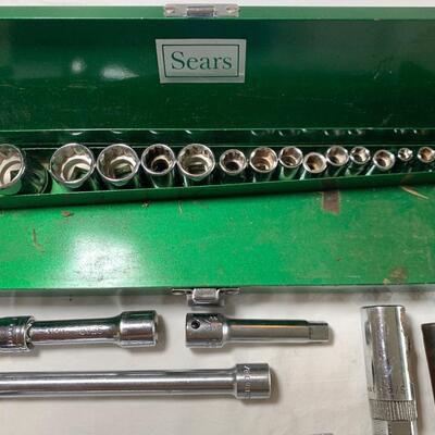 Lot 144. Socket Set & Crescent Wrenches