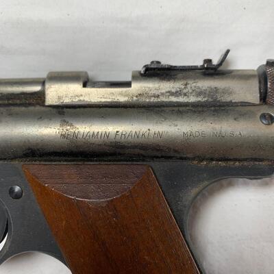Lot 146. Vintage Air Pistol with Blow Darts