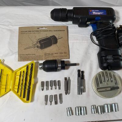 Lot 154. Cordless Drill and Assorted Bits