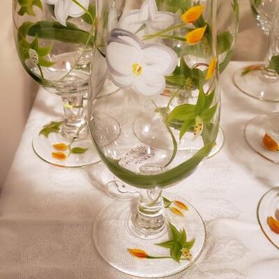 Hand painted glasses