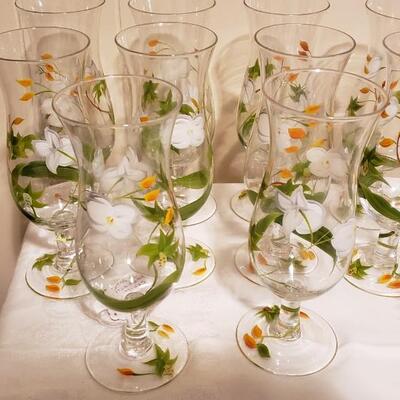 Hand painted glasses
