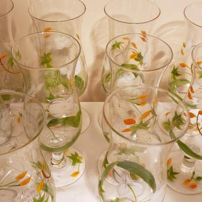 Hand painted glasses