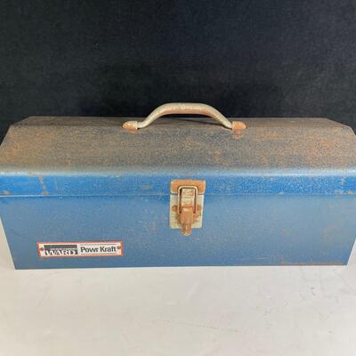 Lot 167. Vintage Tool Box and Assorted General Tools