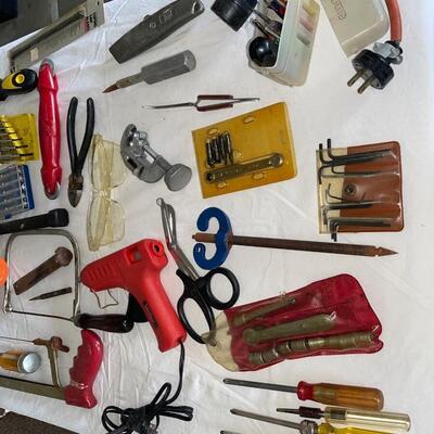 Lot 167. Vintage Tool Box and Assorted General Tools