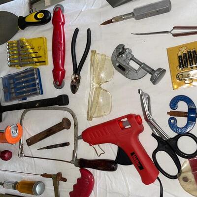 Lot 167. Vintage Tool Box and Assorted General Tools