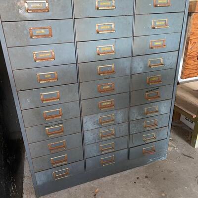 Lot 170. Metal Drawer Cabinet