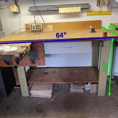 Lot 171. Work Bench with Drop Leaf Workmate