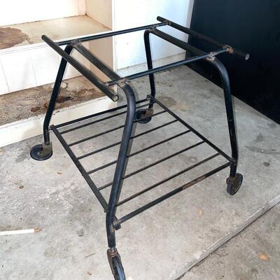 Lot 176. Metal Cart of Casters