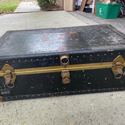 Lot 183. Antique Trunk