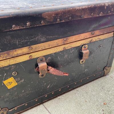 Lot 183. Antique Trunk