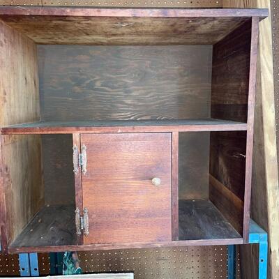 Lot 189. Handmade Shelf with Drawers