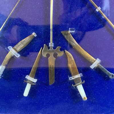Lot 200. Miniature Weapon Replicas