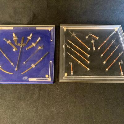 Lot 200. Miniature Weapon Replicas